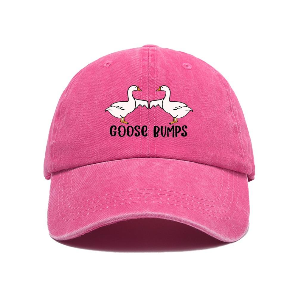 New hot-selling printed washed retro printed baseball cap dad hat dad hat duck tongue