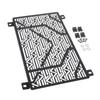 Cooler Grille Guard Motorcycle Radiator Protector Black Aluminum for Kawasaki Ninja400 Ninja250 2018 2019