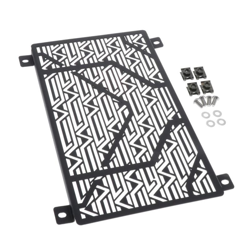 Cooler Grille Guard Motorcycle Radiator Protector Black Aluminum for Kawasaki Ninja400 Ninja250 2018 2019