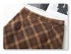 High-Waisted Plaid Tweed Pencil Skirt for Women - Slimming Mid-Length Bodycon, Autumn & Winter 2024 Collection