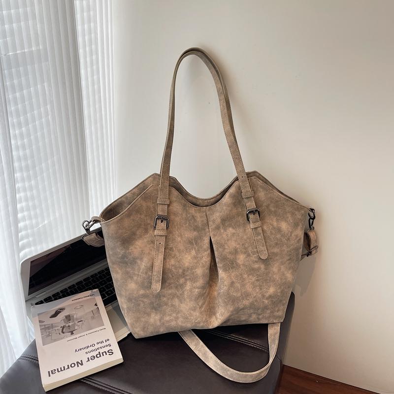 Geantă de mână pentru femei din piele moale, geantă de umăr și crossbody cu buzunare multiple, geantă de mână de zi cu zi la modă cu capacitate mare, stil vintage