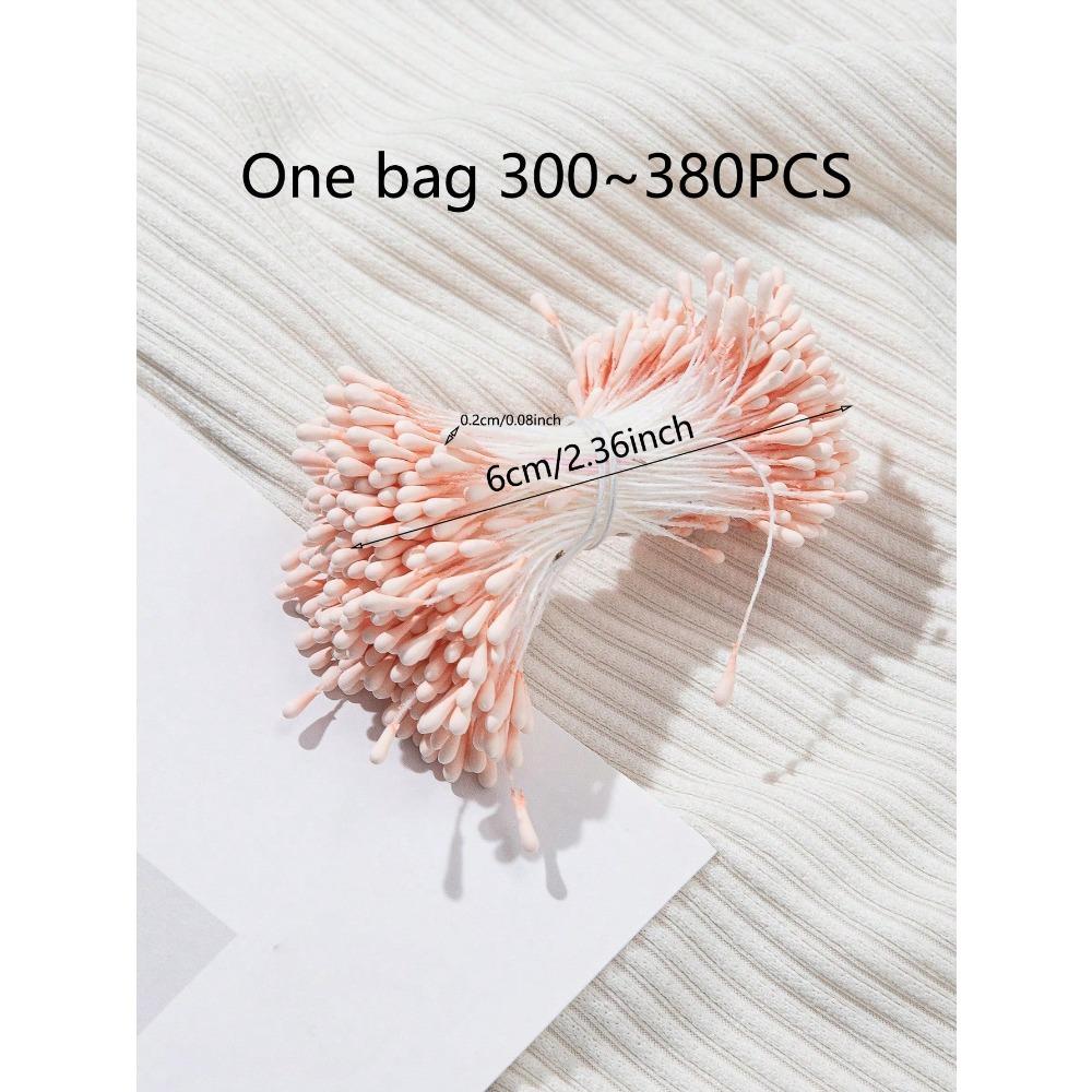 2mm Matte Stamen Faux Flower Components - Stamens, Buds, Blossoms for DIY Artificial Flower Crafting, Floral Decoration Materials Gifts