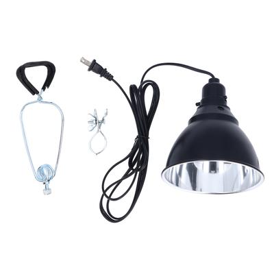 Sürüngen Işık Armatürü 250W Alüminyum Çok Yönlü Sürüngen Derin Kubbeli Armatür E26 için Isı Lambası Armatürü