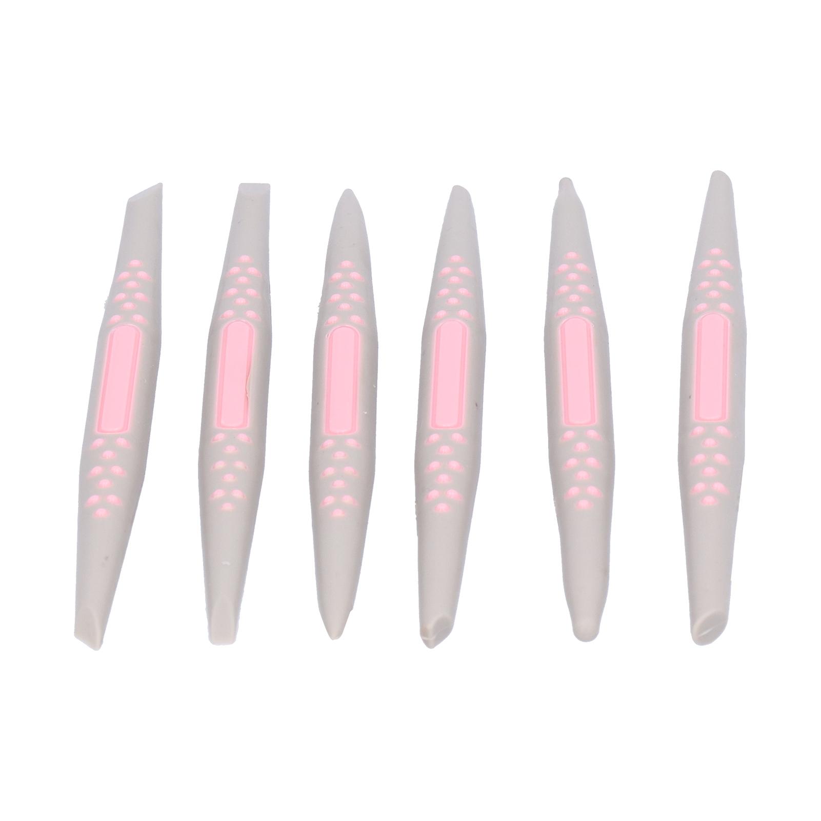 

6 шт. ручка для резьбы по помадке пластиковая ручка для украшения торта DIY аксессуары для выпечки