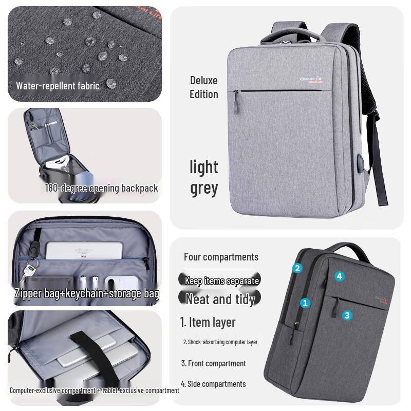 BRINCH Business Commute Laptop Backpack