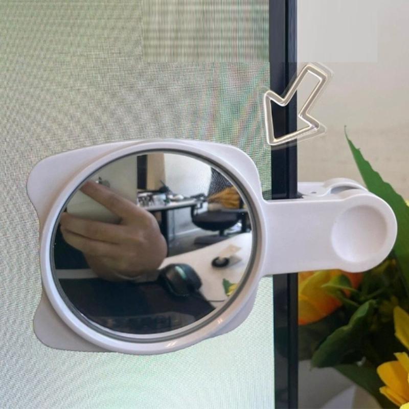 2Pcs Shatters Proof Smartphone Rear Camera Selfie Mirror Clip Photography Tool Reflective Wide Angled Convex Mirror