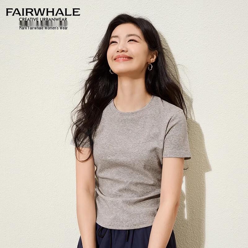 

Mark Fairwhale Women s Slim Fit Round Neck T-Shirt XL