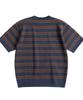 Waildeubeuligseu W23 Knitted Stripe T-Shirt (Blue&Brown)