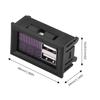 Dual USB 5V 2A Car Voltmeter Voltage Meter Panel 12V 3S Lithium Battery Capacity Indicator Power Tester Li-ion Lead acid
