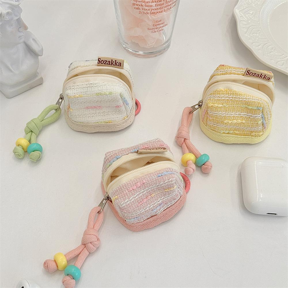 Xiaoxiangfeng Is Cute and Portable, Suitable for Apple Wireless Bluetooth Headphone Case Storage Soft Cloth Case