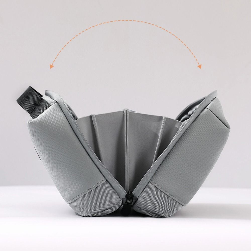 Waterproof Storage Bag Travel Accessories PU Travel Tech Organizer Bag Wear-resisting Portable Electronics Organizer Pouch