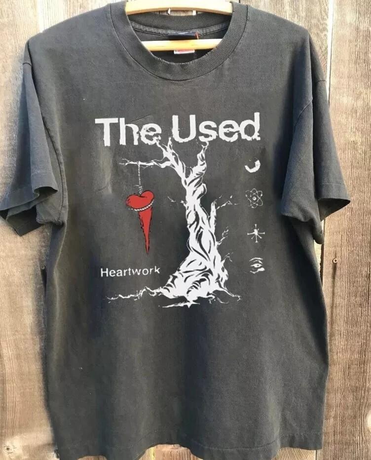 The Used Band Shirt, The Used Band Charcoal Vtg T-shirt Unisex S-5XL Unisex T-Shirt XXL