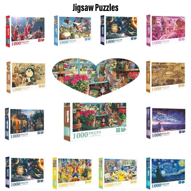 1000 Piece Jigsaw Puzzle Mind-boggling Landscape Puzzle Toy