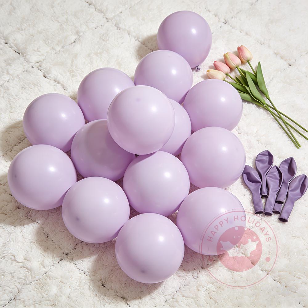 

100pcs 10 12 Macaron Colored Latex Balloons Thickened Soft Mist Texture for Birthday Party Decoration Wedding Holiday Supplies 10inch 100pcs фиолетовый