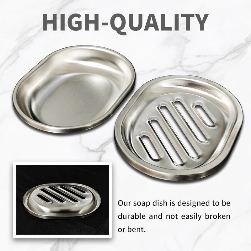 Stainless Steel Soap Holder, Rust Proof Soap Dish, Kitchen Sink, Sponge Holder, Convenient and Practical for  Home  Use