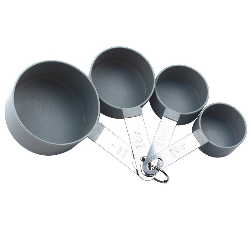 4 Piezas Cuchara/Taza Medidora Cucharadita Cuchara Multiusos Horneado de Pasteles Harina Taza Medidora de Alimentos Herramientas de Cocina para el Hogar