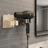 Punch Free Hair Dryer Rack Wall-Mounted Bathroom Shelf Simple Blower Holder  Bathroom