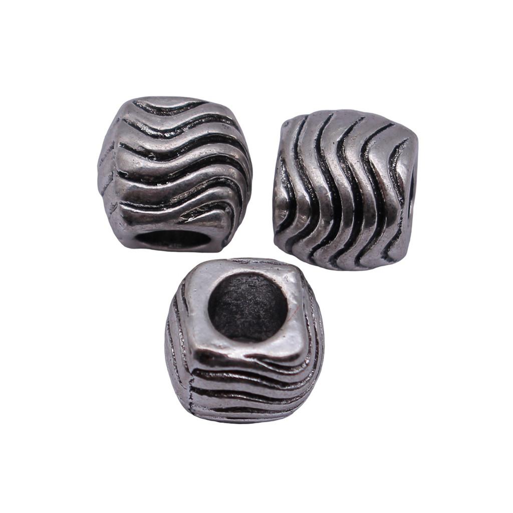 Tribal Pattern Tube Beads Charms Braided Spacer Beading For Jewelry Materials
