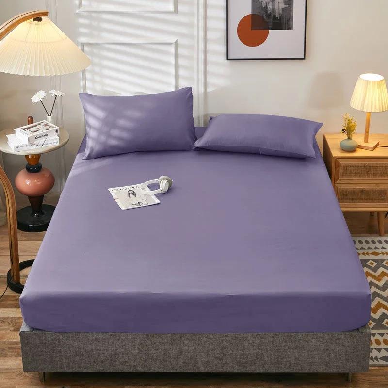 Fitted Sheet with Elastic Bands Non Slip Adjustable Mattress Covers for Single Double King Queen Bed,90/120/150/180cm
