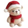 1/4Pcs Felt Christmas Friend Cute Santa Claus & Elk Snowman Gingerbread Man Plush Toys Stuffed Animal Doll Christmas Gifts