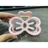 New Cute Bow Hair Clip Claw Clamp Elegant Kawaii Hair Claw Updo Barrettes Headwear Girls Women Hair Accessories