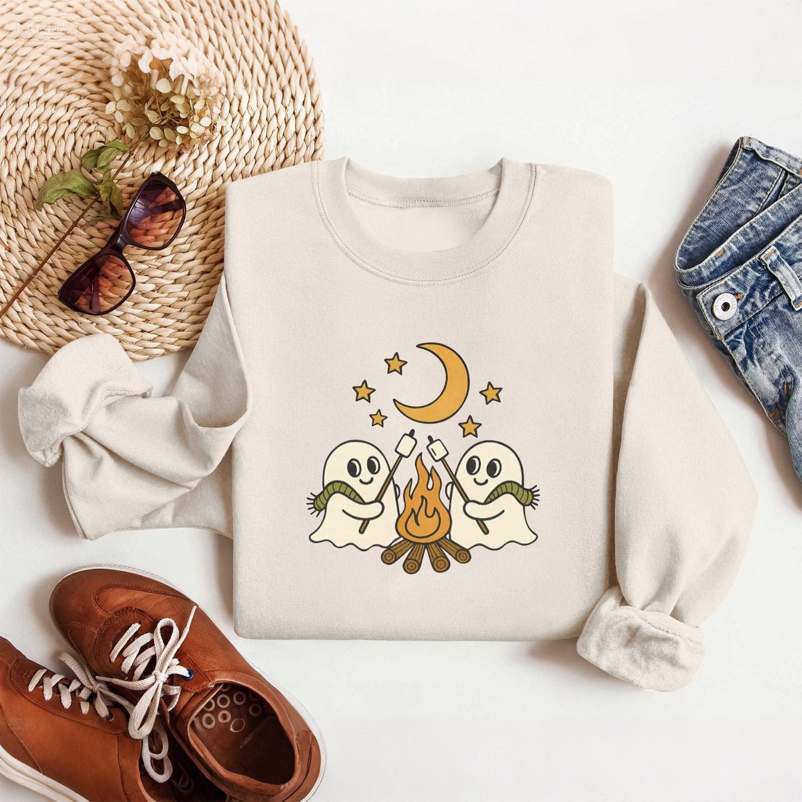 Женские топы Женский свитшот с длинным рукавом Повседневный с круглым вырезом Свободного кроя Пуловер Флисовые топы L