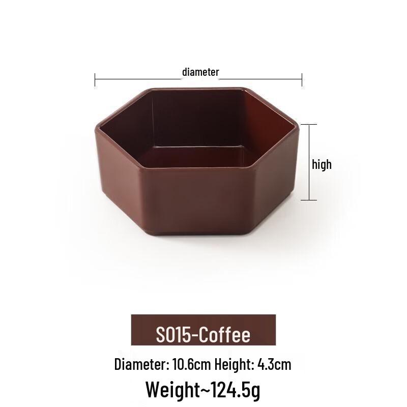 

Hexagonal Plastic Serving Bowls - 10-Pack