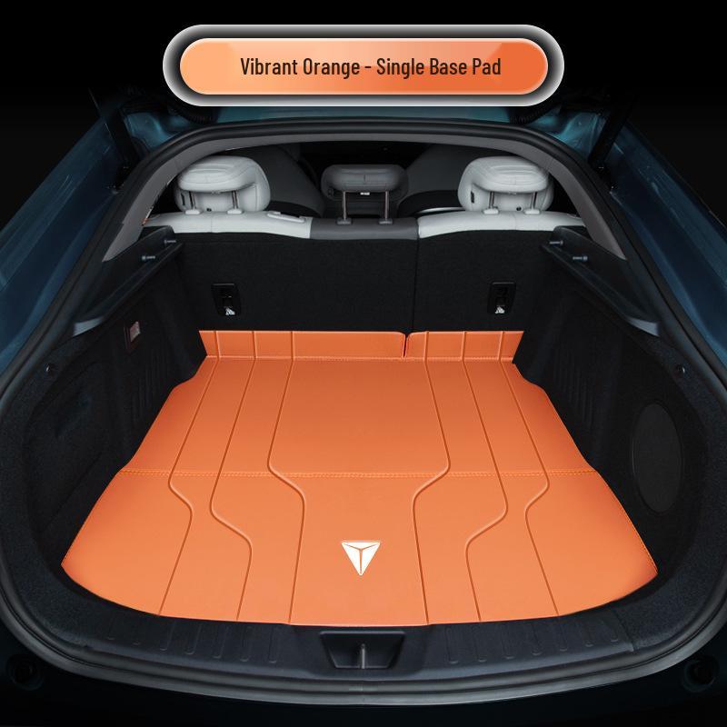 Deep Blue 2026 Full Coverage Leather Trunk Mat for Tail Box Interior Modification