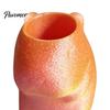 Soft Pink Pen Holder Standing Capybara Holder, Cute Animal Desk Organizer for Pens Makeup Fresh Blue Brushes, Large Capacity Pencil Stand Office Home,