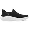 Skechers Slip-Ons Comfortable Versatile Low-Top Casual Shoes Women Sneakers Black White 117619-BLK
