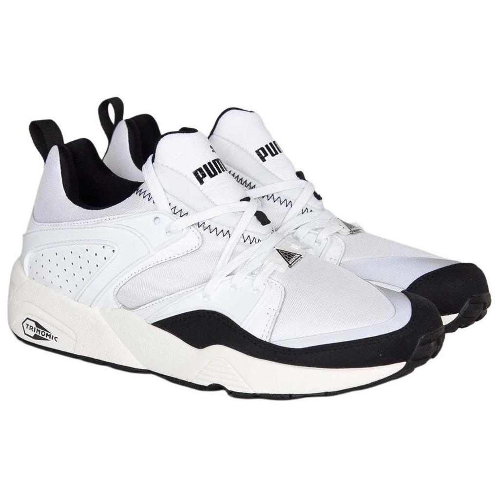 Puma Blaze Of Glory Primary Low Top Sneakers Men Sneakers White Black 358150-04