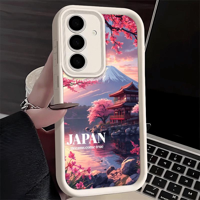 Osaka Tokyo Japan Scenery Soft Phone Case for Samsung Galaxy A17 A16 A26 A36 A56 A15 A25 A35 A55 A14 A24 A34 A54 A13 A23 A33 A53