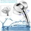 Modern 3-Setting Detachable Shower Head with 59-Inch Hose, High Pressure Water Saving, 360 Rotating Adjustable Handheld Shower Head with ON/OFF