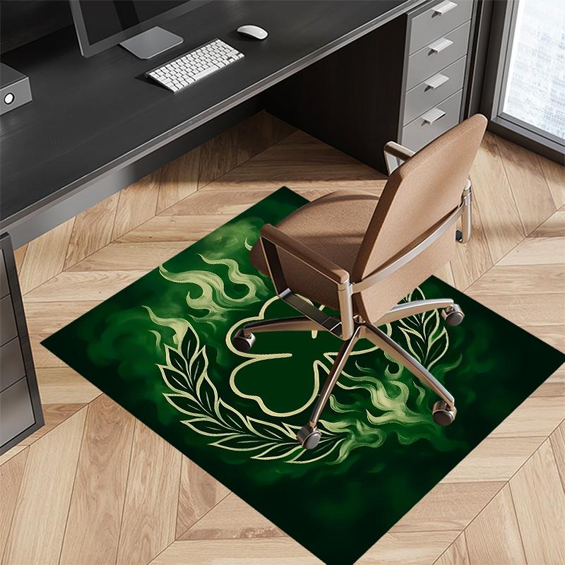 Panathinaikos FC Printed Absorbent Washable Carpet, Non-Slip Bathroom Mats, Kitchen Rugs, Yoga Mat,Living Room Entrance, Camping Picnic Rugs