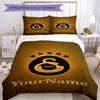 Galatasaray 90 Customize Your Name Bedding Set Breathable Duvet Cover with Pillowcases Home Decoration Birthday Gift