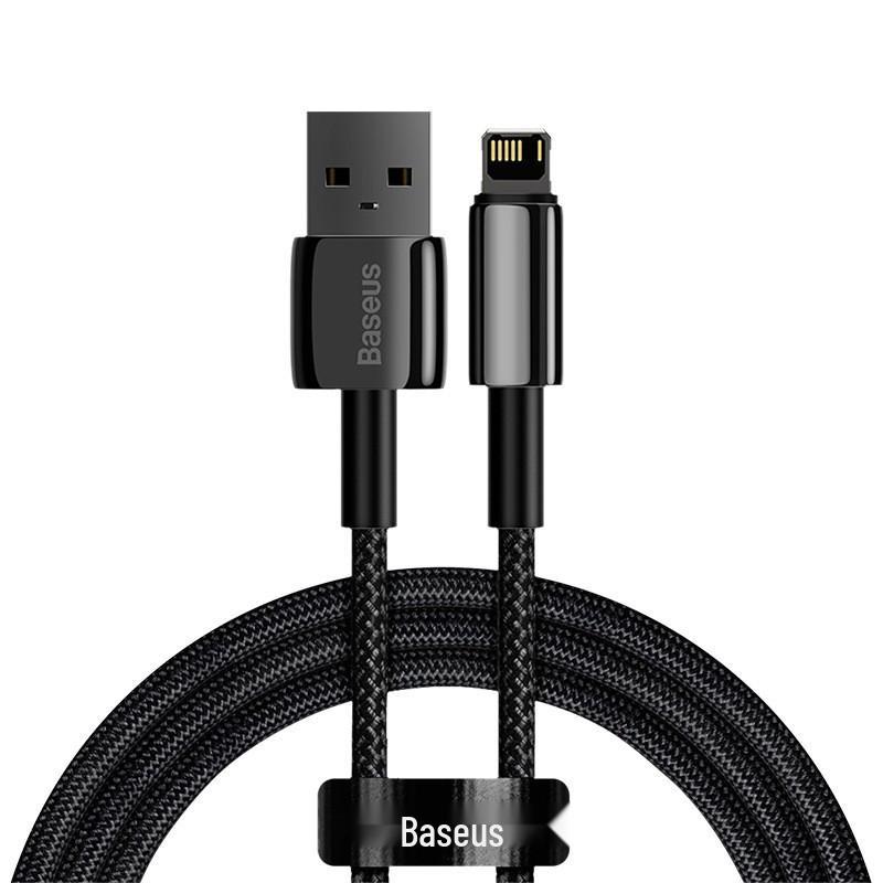 

Baseus Tungsten Fast Charging Cable for iPhone 14/13/12/11 Zinc Alloy 1m