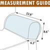 2er-Pack Samt Stretch Armlehnenbezüge - Rutschfeste Sofa Sesselbezüge, Weiche Elastische Armschoner für Wohnzimmer Couch, Bürostuhl, Sessel