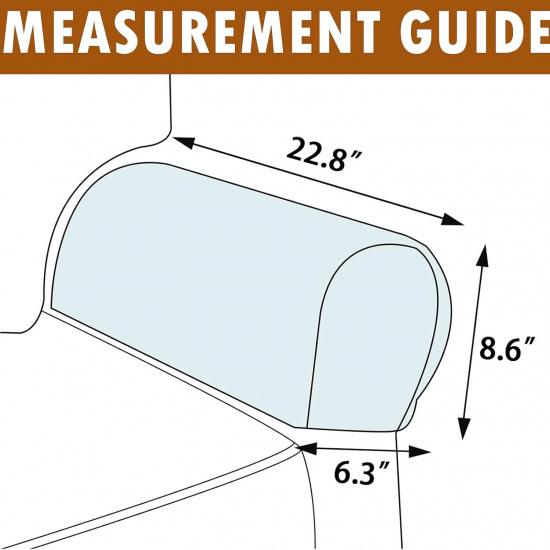 2er-Pack Samt Stretch Armlehnenbezüge - Rutschfeste Sofa Sesselbezüge, Weiche Elastische Armschoner für Wohnzimmer Couch, Bürostuhl, Sessel