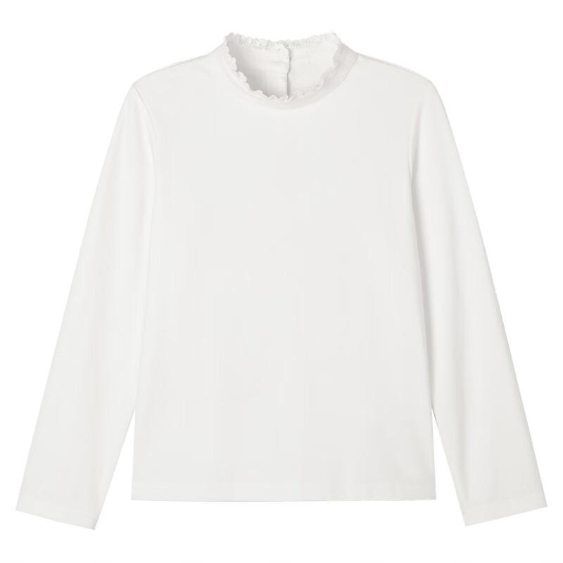 

Hacikis Girls Sweet Lace Long Sleeve T-Shirt 130