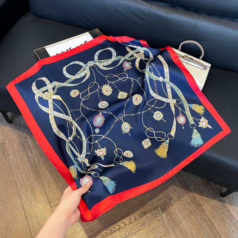 

Small square scarf silk scarf men s neck protection scarf professional wear with shirt thin scarf 70x70 scarf
