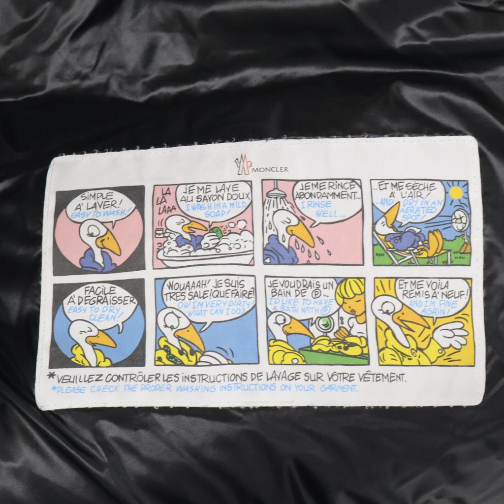 MONCLER SUYEN Hooded Down Jacket Jacket 1 blackUsed