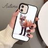 Fox Animal Pattern Phone Case for iPhone 17 Air 15 16 16e 11 12 13 14 Pro Max Plus Cover coque Fundas Shell