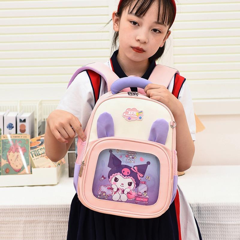 Kindergarten Schoolbag for Girls, Medium and Large Classes, Cute and Lightweight, Ridge Protection, Waterproof Backpack for Boys, Preschool Backpack.