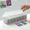 Transparent Plastic Card Storage Box with Lid – Dustproof, Stackable Organizer for Trading Cards, Crafts & Small Items