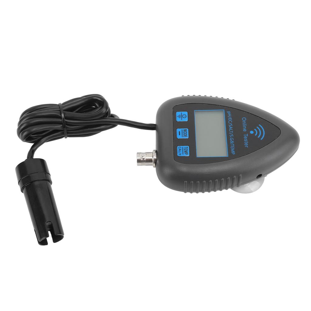 PH Temperature Water Quality Meter Mini Continuous 5 In 1 PH EC SALT SG TEMP Monitor Wireless WiFi