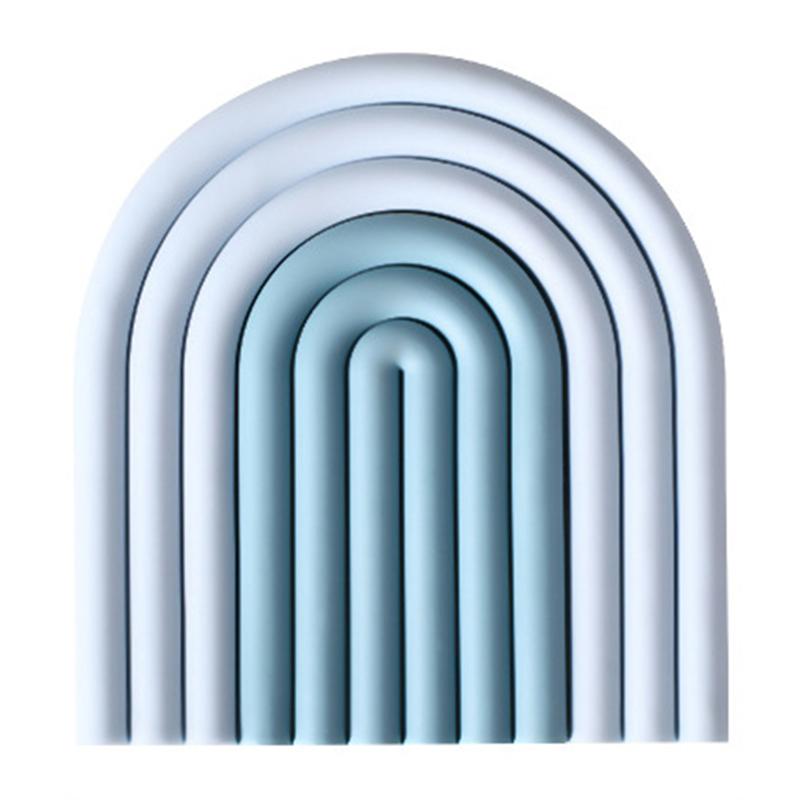 Rainbow Shape High Temperature Resistant Coaster Dining Table Mat Insulation Pad