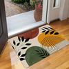 1pc Colorful Mandala Floral Print Non-Slip Entrance Welcome Mat - Durable Polyester Indoor/Outdoor Doormat Kitchen Mat Patio Mat