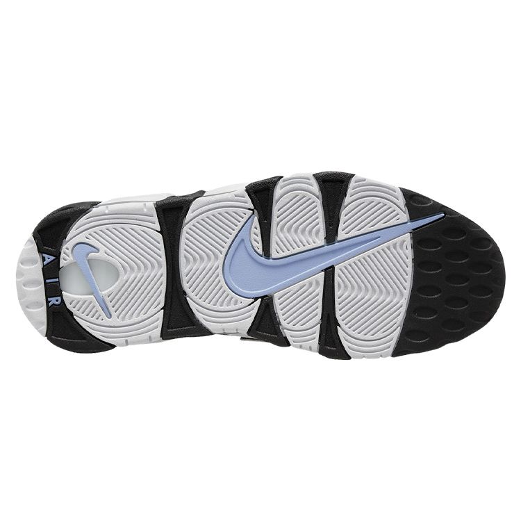 Nike Mens Air More Uptempo Cobalt Bliss Unisex Sneakers Black White Multi-Color DV0819-001