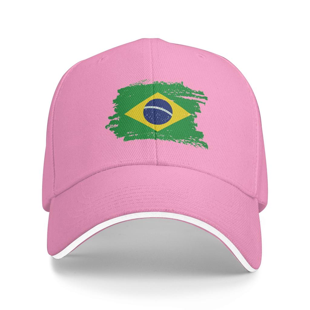 Custom Fashion Flag Of Brazil Baseball Cap Women Unisex Adjustable Brazilian Proud Dad Hat PerforUnisexce