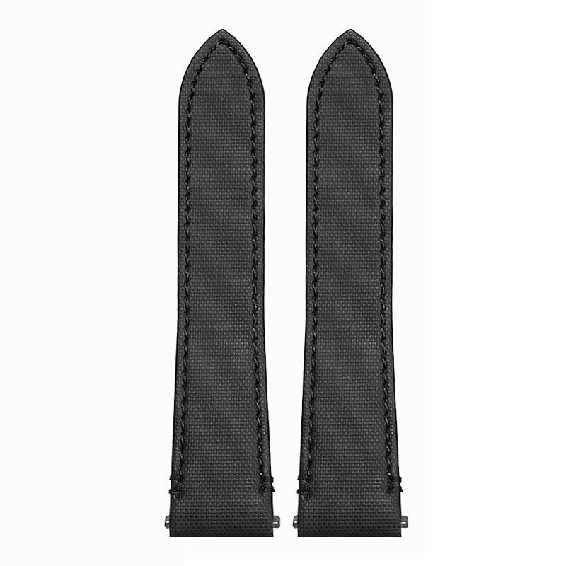 21mm Quick Release Nylon Strap For Cartier Santos Strap New W2SA0007 Medium Canvas Waterproof Sports Watchband  Black Blue
